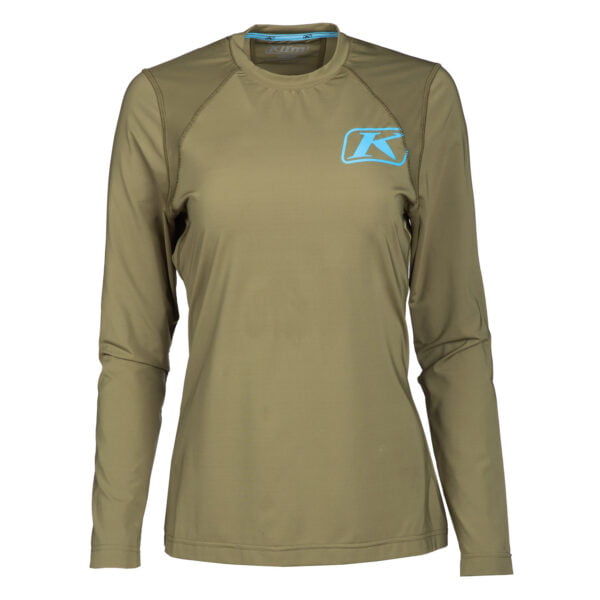 Damskie: Solstice -1.0 Long Sleeve - BURNT OLIVE, XS