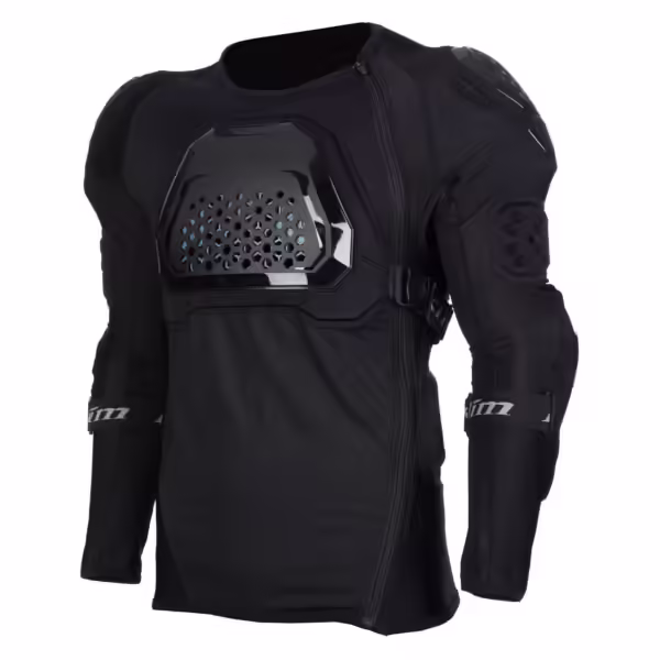 TACTICAL PRO ARMORED LS SHIRT - STEALTH BLACK, M